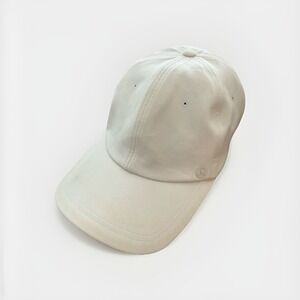 Lululemon Womens Hat Fast and Free Running Bone White Size Adjustable